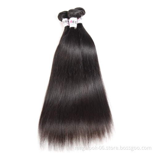 Megalook High Discounts Wholesale Single Donor Vrigin Cambodian Raw Aligned Cuticle Hair Vendors